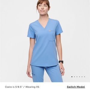 FIGS scrub set Ceil BLUE